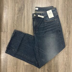 Madewell Jeans. The Plus Curvy Longline Straight Jean in Greendale Wash. 16W.
